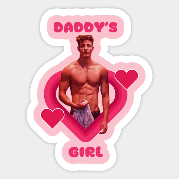 Daddy's Girl Sticker by Pawsitivity Park